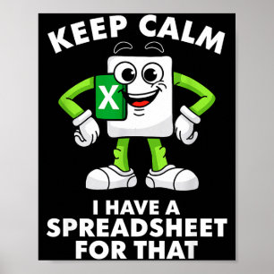 Excel Coworker Employee Farewell Goodbye Birthday  Poster