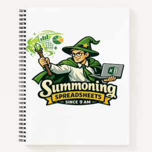 Excel Wizard – Summoning Spreadsheets Since 9 AM F Notebook