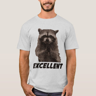 Excellent Evil Plotting Racoon T-Shirt