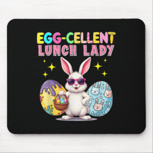 Excellent Lunch Lady Easter Bunny Sungles Hunting Mouse Pad