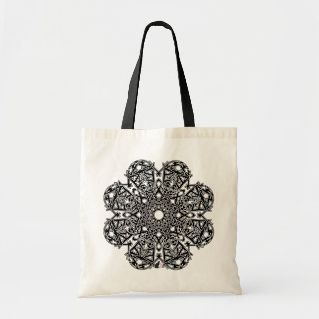 Excellent Octa Glyph Tote Bag (Front)