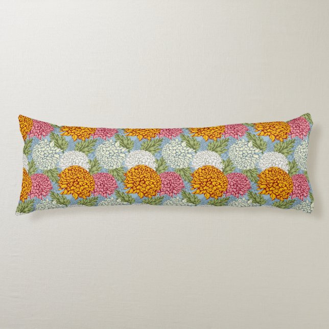 Excellent pattern with chrysanthemums body cushion (Front)