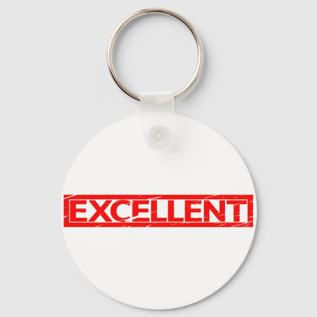 Excellent Stamp Key Ring (Front)