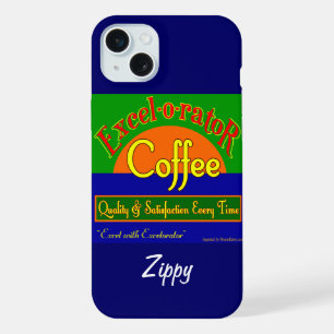 Excelorator Coffee Funny Retro Art iPhone Case