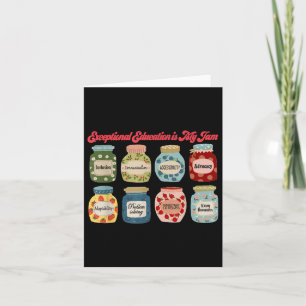 Exceptional Education Is My Jam Back To School Spe Card