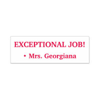 "EXCEPTIONAL JOB!" + Custom Tutor Name