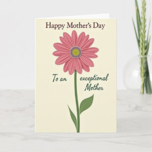 Exceptional Mother Floral Card