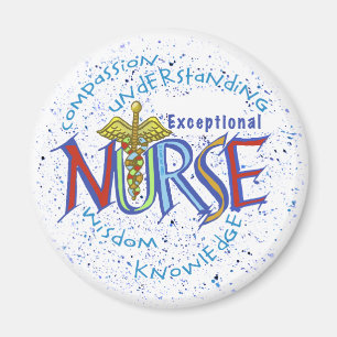 Exceptional nurse motto magnet