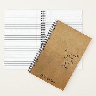 Exceptionally Great Thoughts & Ideas Notebook