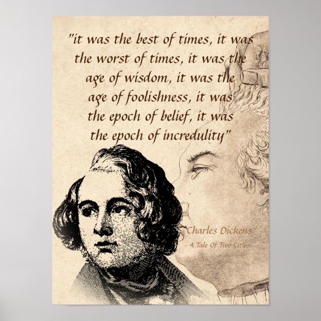 Excerpt From A Tale Of Two Cities Poster (Front)