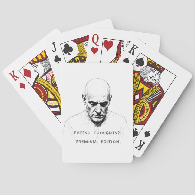 Excess Thoughts? Premium Edition Playing Cards (Back)