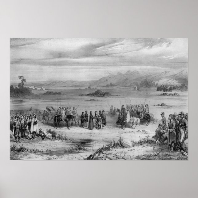 Exchange of prisoners by the Bishop of Algiers Poster (Front)