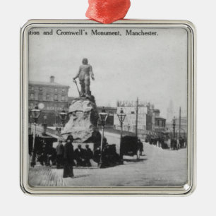 Exchange Station and Cromwell's Monument Metal Tree Decoration