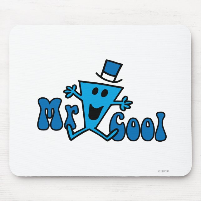 Excited Mr. Cool Jumping For Joy Mouse Pad (Front)