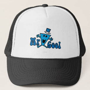 Excited Mr. Cool Jumping For Joy Trucker Hat