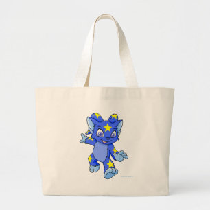 Excited Starry Acara Large Tote Bag