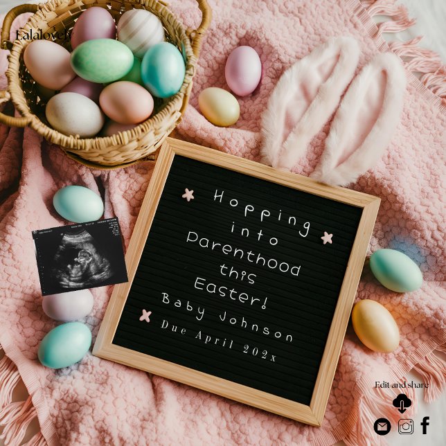 Exciting Easter pregnancy announcement  (Creator Uploaded)