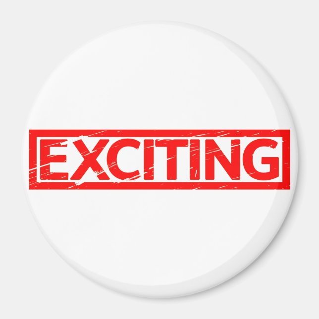 Exciting Stamp Magnet (Front)
