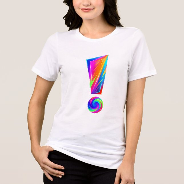 Exclamation Front Question Back Graphic Tee (Front)