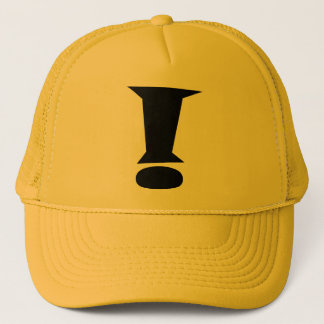 EXCLAMATION HAT! TRUCKER HAT