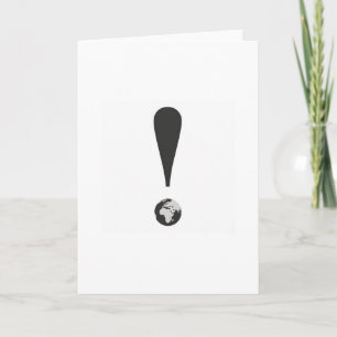EXCLAMATION MARK  CARD
