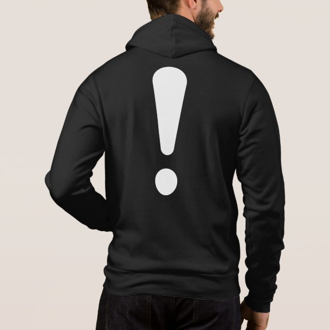 EXCLAMATION MARK HOODIE (Back)