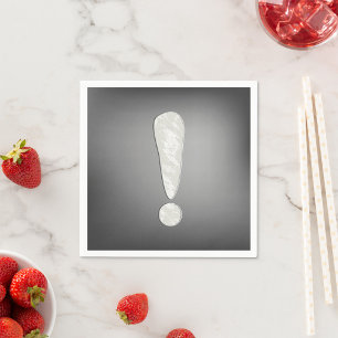 Exclamation Mark Paper Napkins