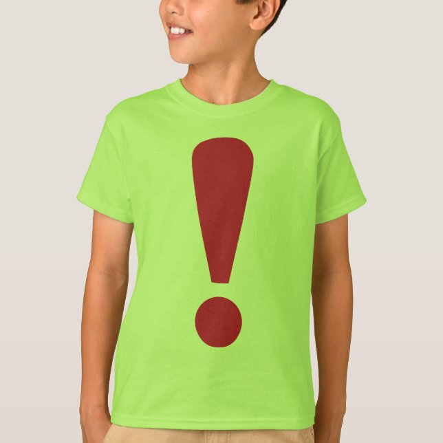 Exclamation point T-Shirt (Front)