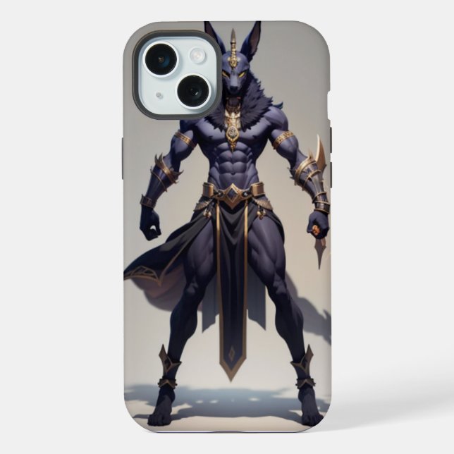 Exclusive Anubis design for your  iPhone Case (Back)