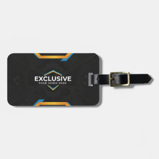 Exclusive Black Business Luggage Tag