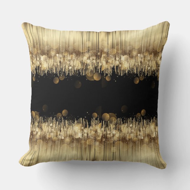 EXCLUSIVE CUSHION - LUXURY BLACK GOLD (Front)