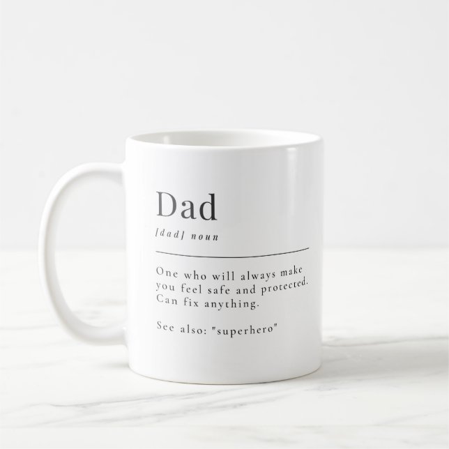 Exclusive Dad mug, Saying mug, New dad Coffee Mug (Left)
