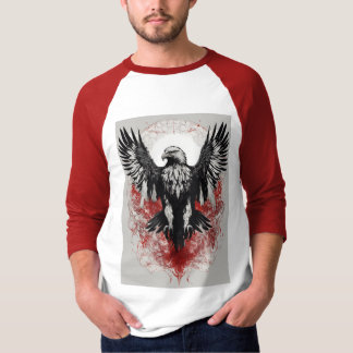 Exclusive Eagle Design T-shirt On Sale