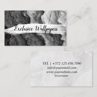 Exclusive Handmade Luxury Wallpapers Business Card