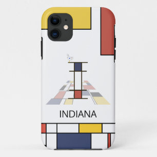 Exclusive Neoplasticism Art Monogram. Letter I Case-Mate iPhone Case