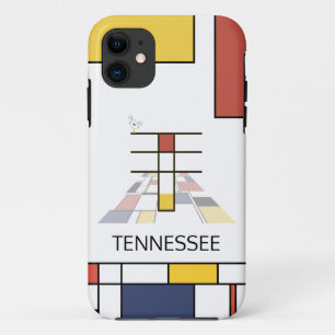 Exclusive Neoplasticism Art Monogram. Letter T Case-Mate iPhone Case
