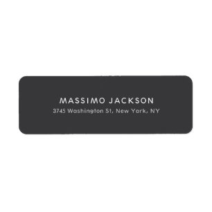 Exclusive Personal Modern Dark Grey Black