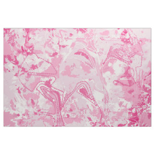 Exclusive Pink Abstract Pattern Fabric
