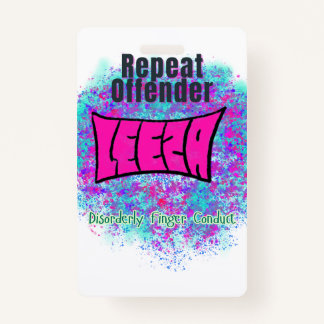 Exclusive Repeat Offender Badge ID Badge