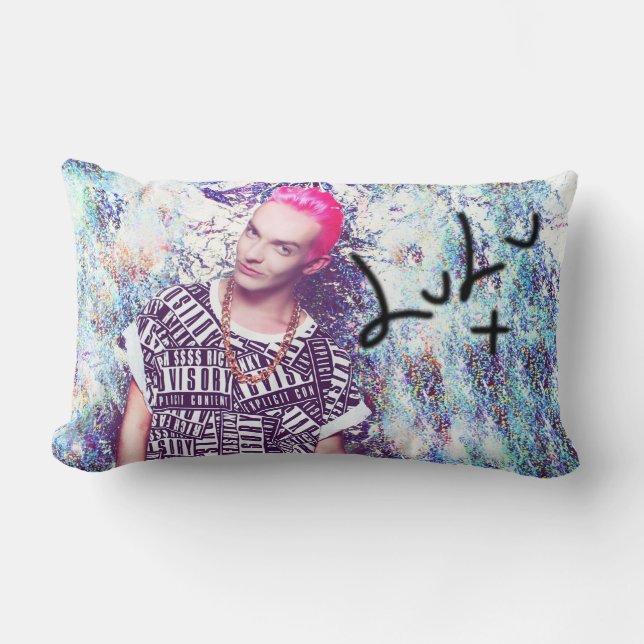 Exclusive signed 'LuLu' Plastic Cushion (Front)