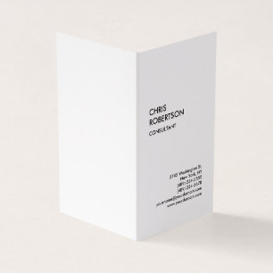 Exclusive Special Black & White Modern Unique Business Card