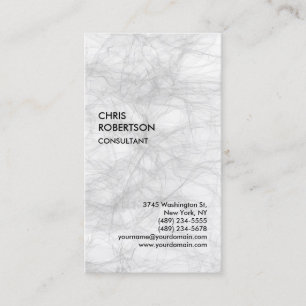 Exclusive Special Grey Modern Unique Business Card