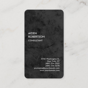 Exclusive Special Grey Modern Unique Business Card