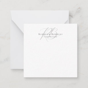 Exclusive Unique Monogram Profile Name Card