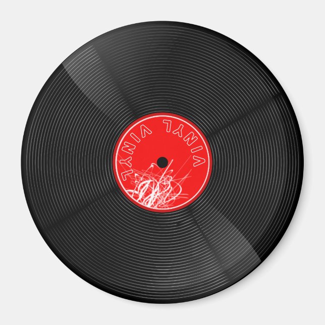 Exclusive Vinyl Record Magnet (Front)