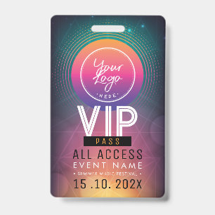 Exclusive VIP Access Event ID Badge
