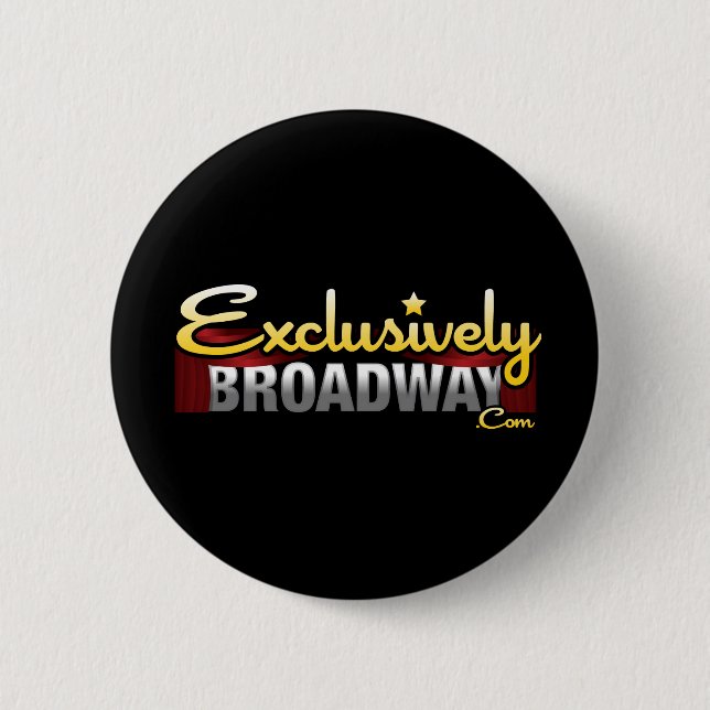 ExclusivelyBroadway.com 6 Cm Round Badge (Front)