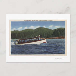 Excursion Boat on the Lake Postcard