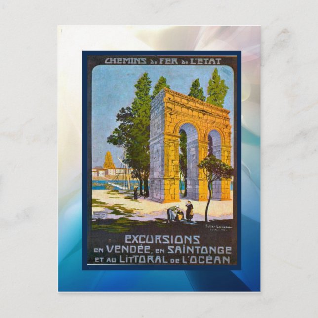 Excursions, Vendee Littoral Postcard (Front)