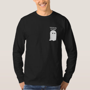 Excuse Me But Boo Chest Pocket Funny Cute Ghost Ha T-Shirt